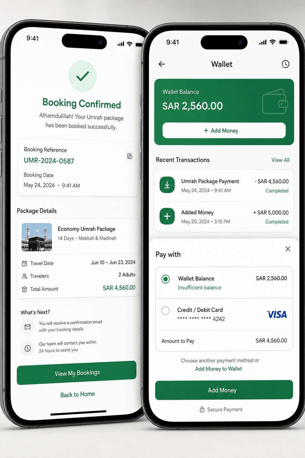 BaytGo booking screen
